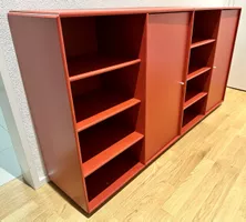 Kommode, Sideboard, Buffet, Schuhschrank, rot