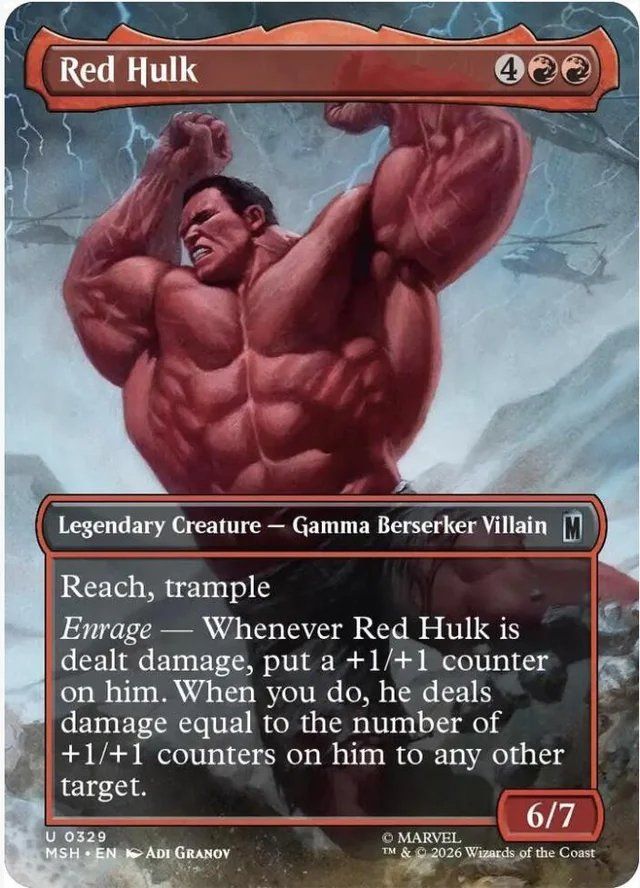 Magic The Gathering Carte collezionabili: MTG Red Hulk - Foil NM – Usato da Arbon venduto da Cronos0.84