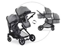 Hauck Atlantic Twin 0 Monate - 3 Jahre plus Regenschutz
