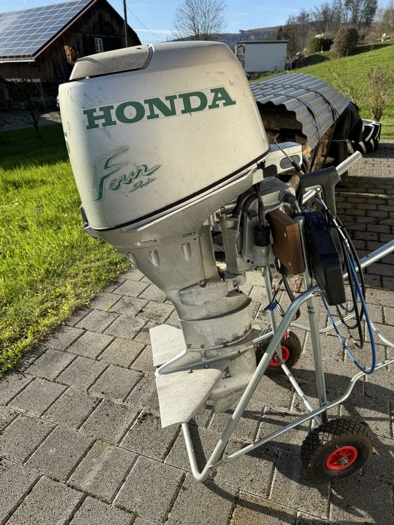 4PS 2Zylinder Außenborder Motor Schlauchboot Angel Freizeit 2Takt In