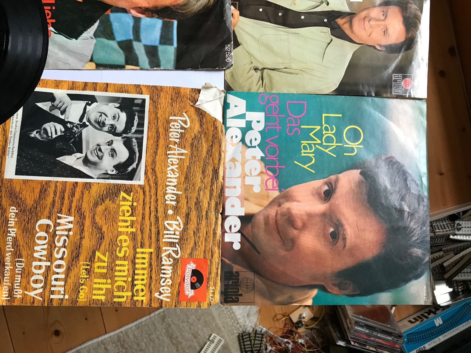 Schallplatten: 7 singles peter alexander, sternengold und silbermond usw. – Gebraucht aus liestal von makai05 2