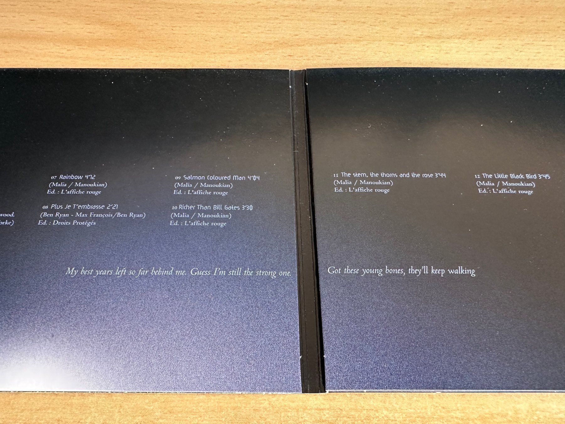 CD: Malia – Young Bones – Usato da Rikon im Tösstal venduto da Alpenmutz 2