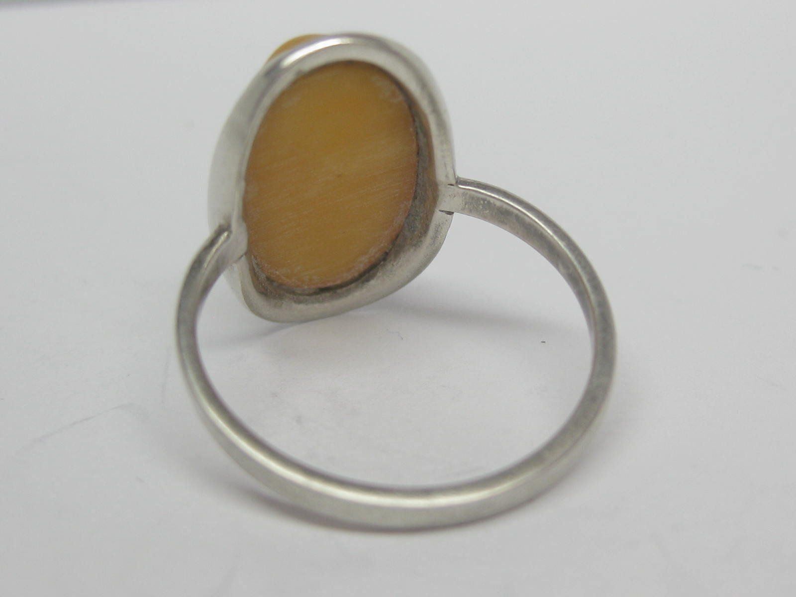 Anelli: Vintage Silber Ring 800 + MP Bernstein Butterscotch Gr. 54 – Usato da Ermatingen venduto da Decovin 8
