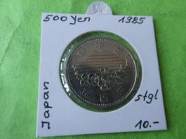 Japan 1985, 500 Yen    stgl.