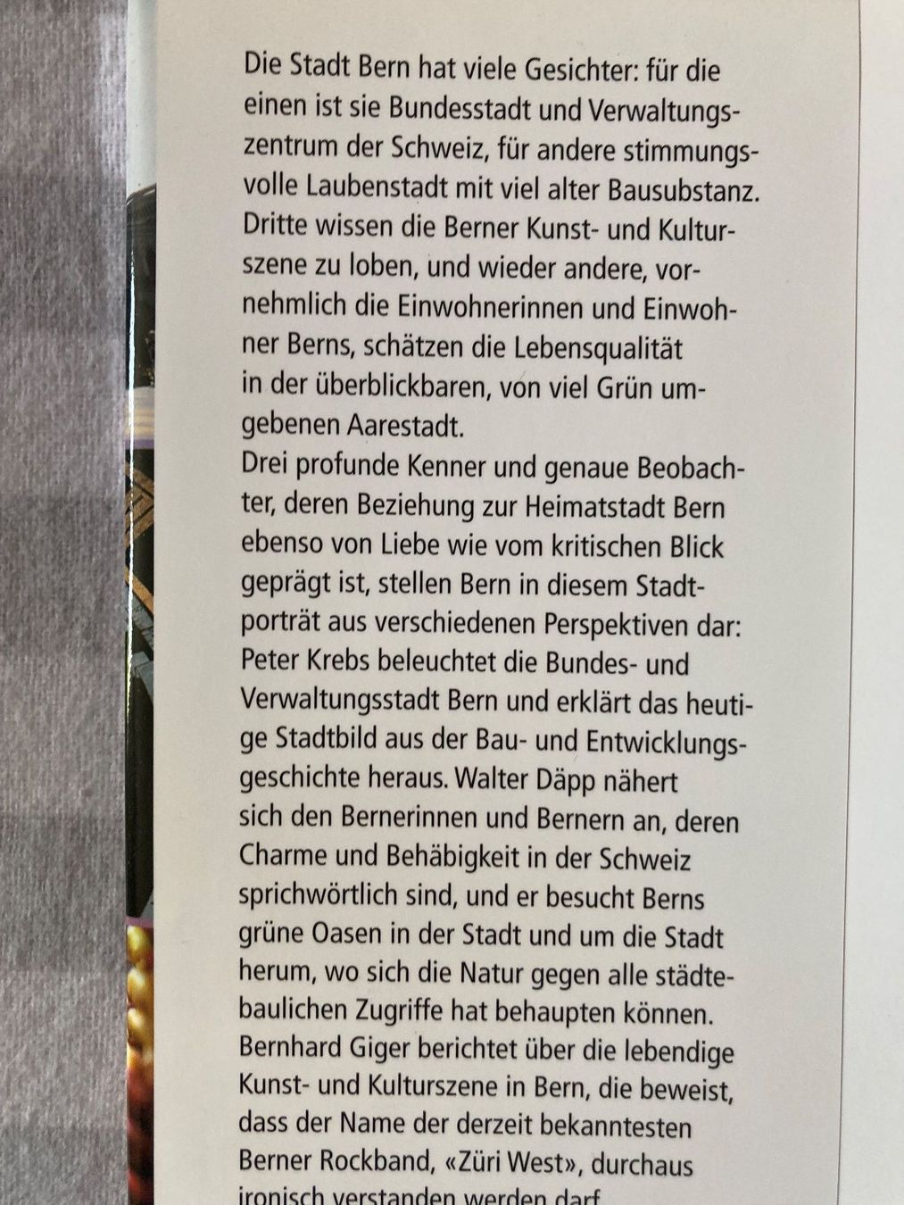 Bücher: Silva; Stadtportrait Bern – Gebraucht aus Zürich von Tolima194 2