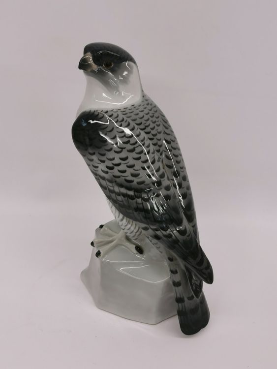 Porzellan Figur Vogel Falke N.31 Metzel & Ortloff | Kaufen auf Ricardo
