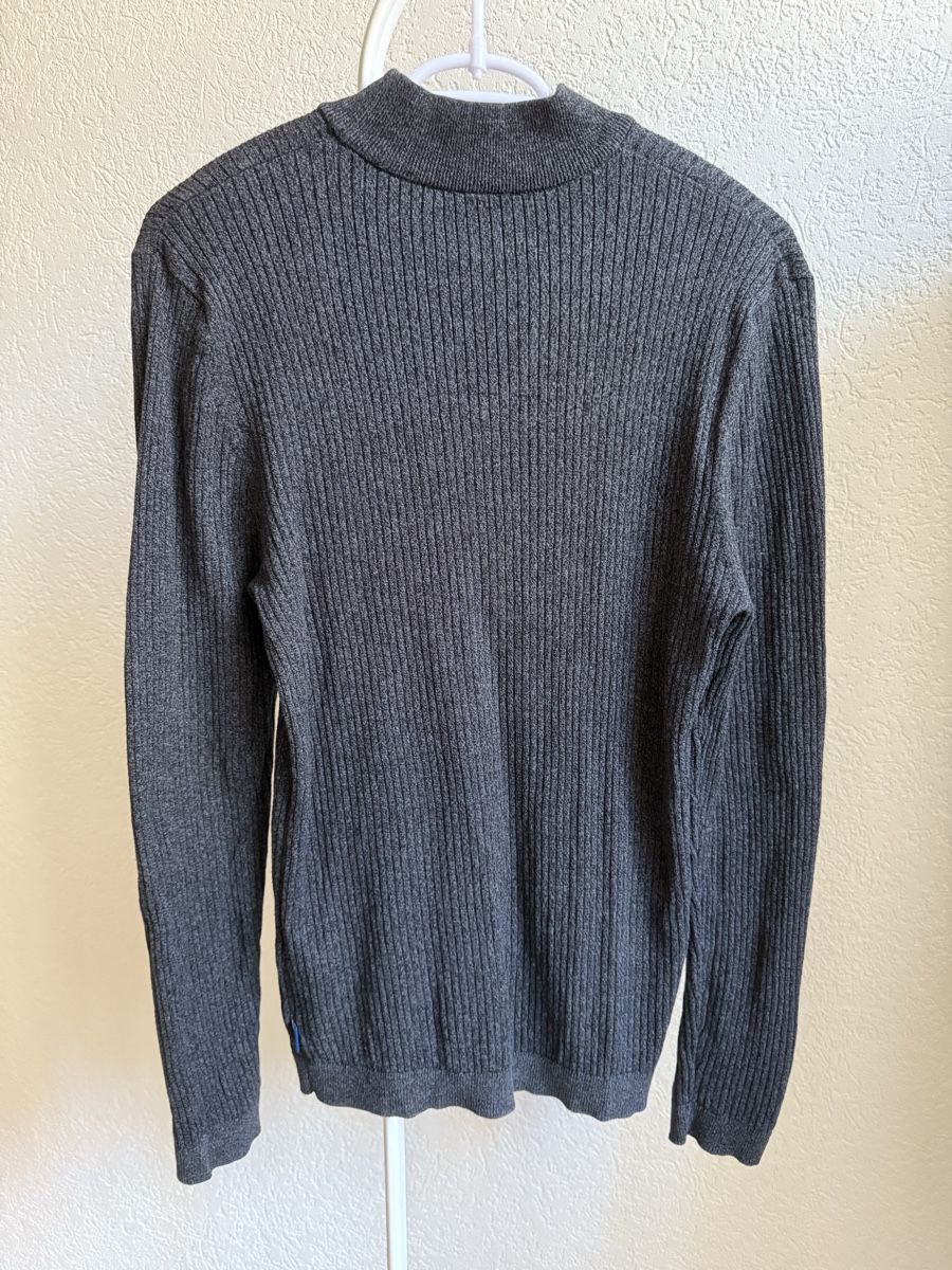 Esprit Pullover & Sweatshirts: Pull maille gris anthracite chiné coton Esprit, t.M/38 – Gebraucht aus Tavannes von Thriftshop 1