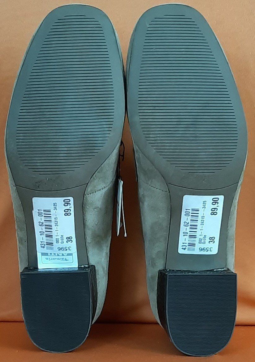 Tamaris Scarpe da donna: TAMARIS Echt Leder Halbschuhe Beige Gr.38 – Nuovo (secondo la descrizione) da Seuzach venduto da VT-Collections2 7