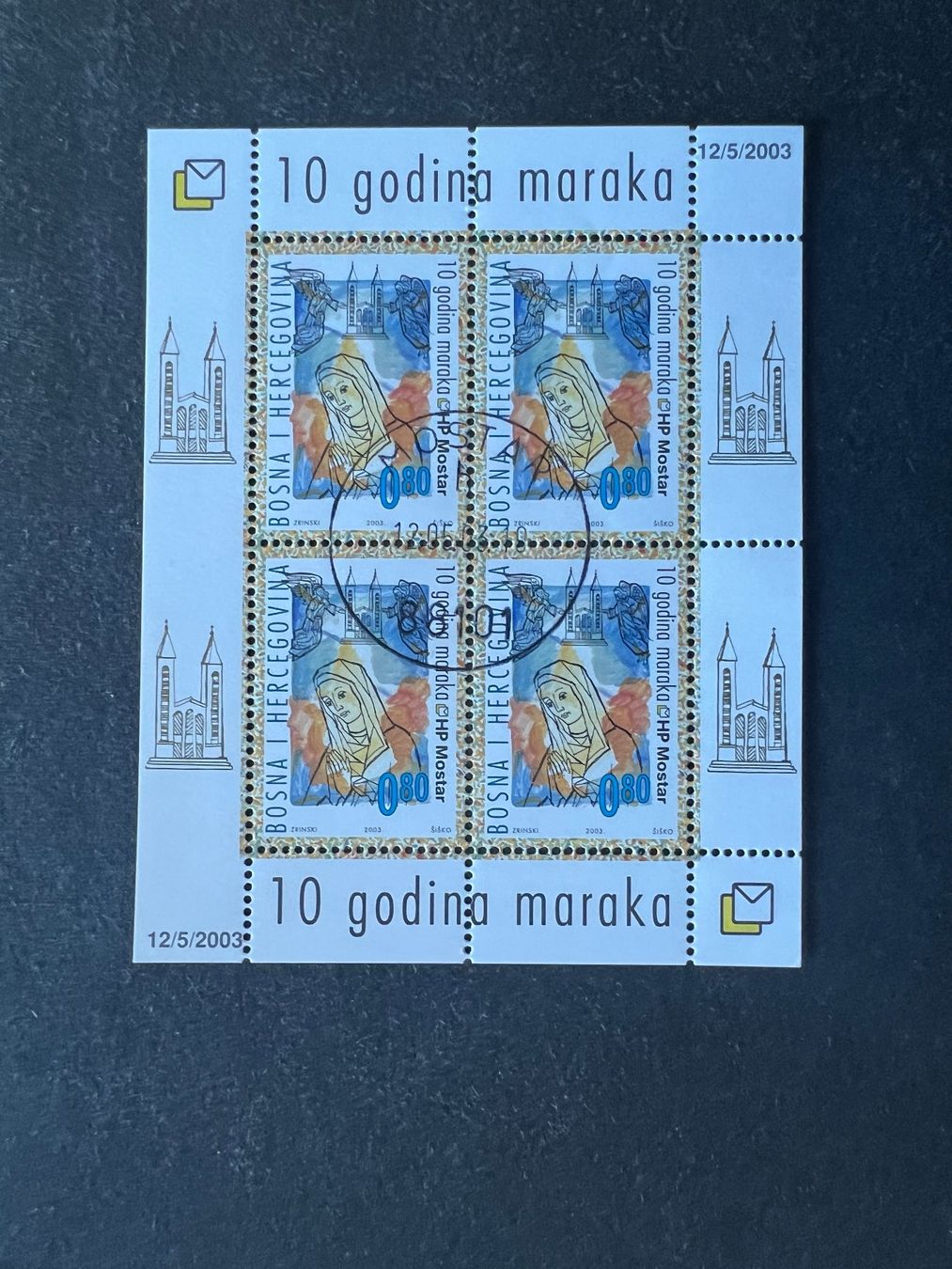 Alle Briefmarken: Bosnien 2003  Block Erstag  (A401) – Gebraucht aus Hinwil von Sidi4