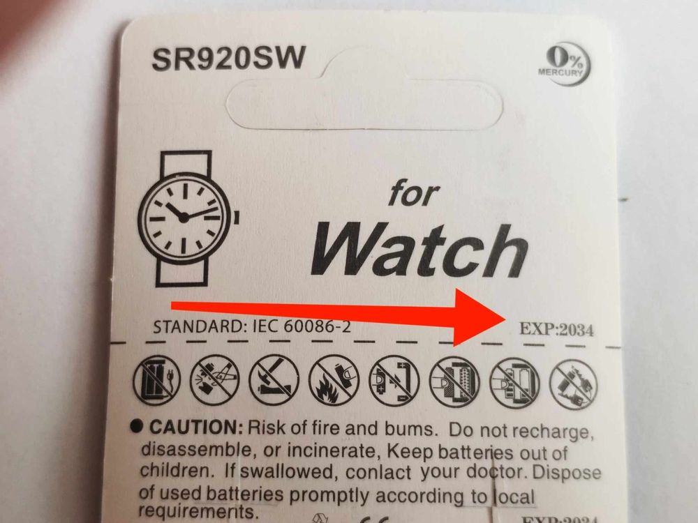 Consistent Watch Battery AQ210.2 main image 1