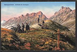 AK Militär Gebirgsartillerie