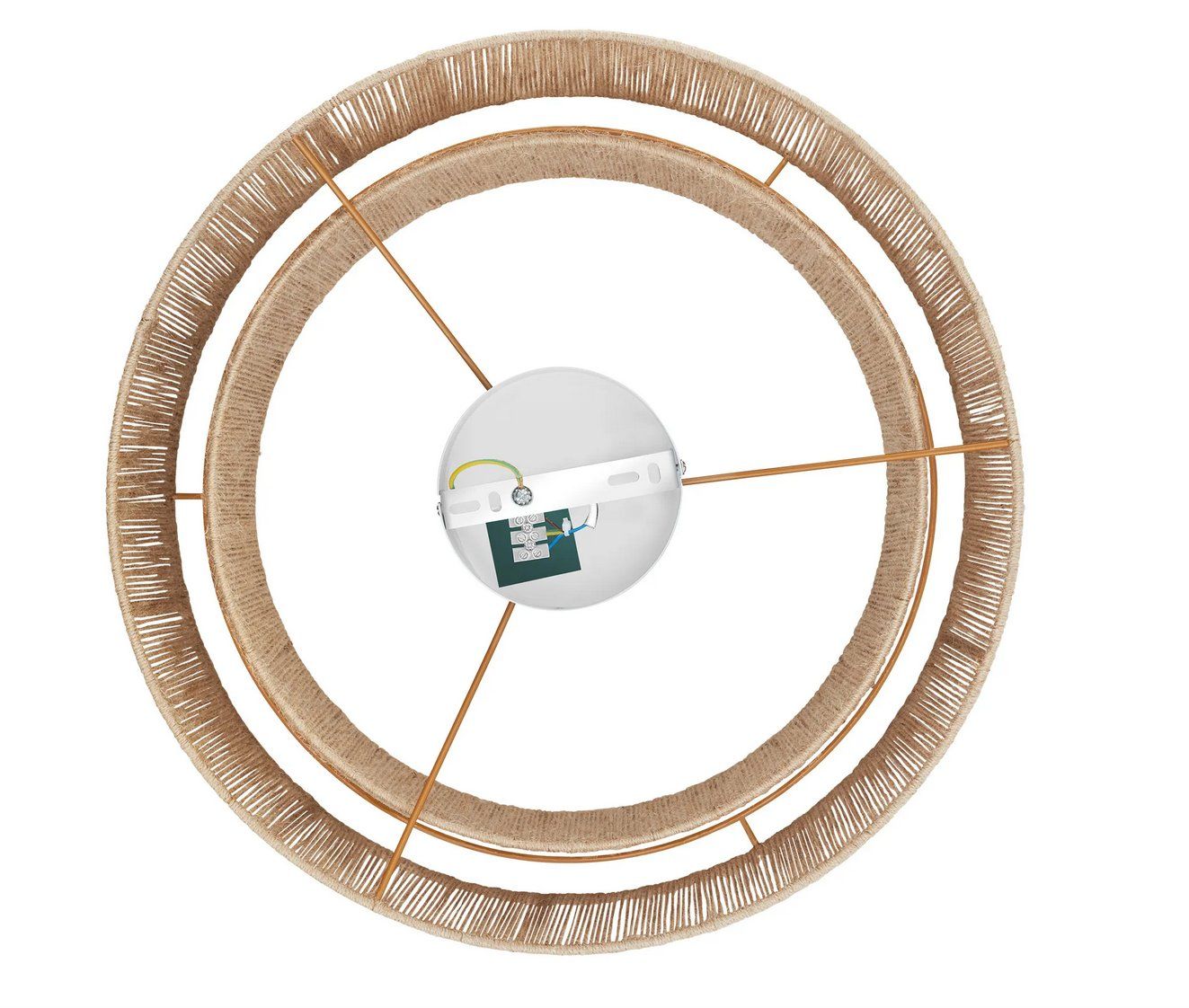 Lampadari & plafoniere: Deckenleuchte Lignea Lux aus Jute Boho-Stil, Wickeltechnik, – Nuovo (secondo la descrizione) da Steinhausen venduto da Retourenprofis 6