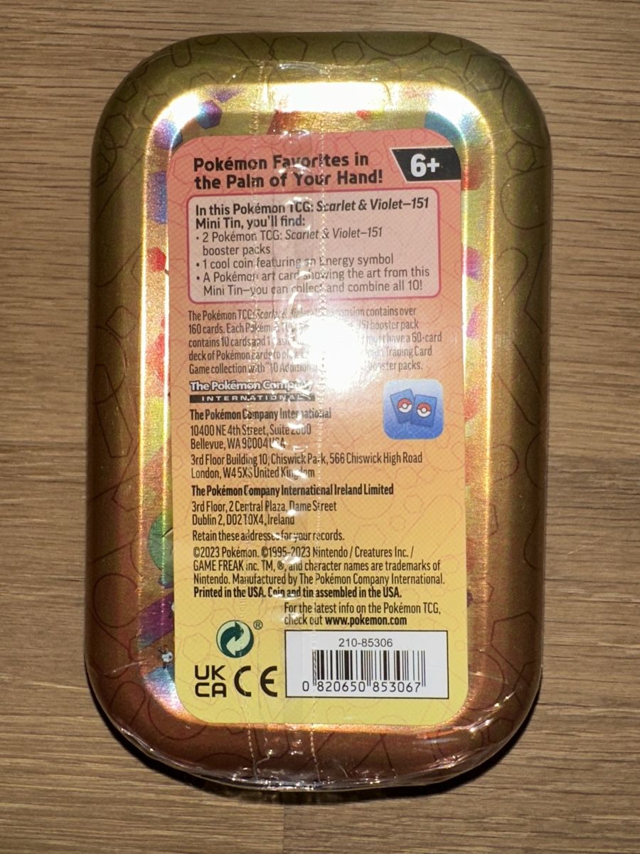 Pokémon Carte collezionabili: 151 Pokemon Mini Tin - Slowpoke - Ab 1 Fr – Nuovo e nell'imballaggio originale da Allschwil venduto da delRic1 2