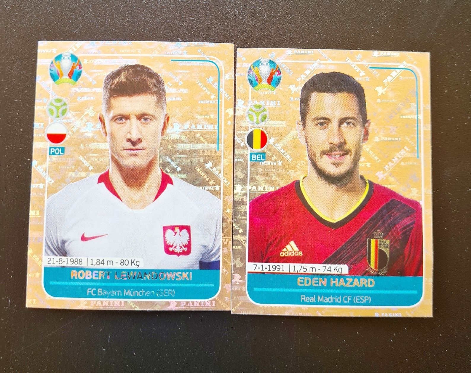 Panini Carte collezionabili: Panini Lewandowski + Hazard, deux stickers! – Nuovo (secondo la descrizione) da Bremblens venduto da Ampoule_jaune