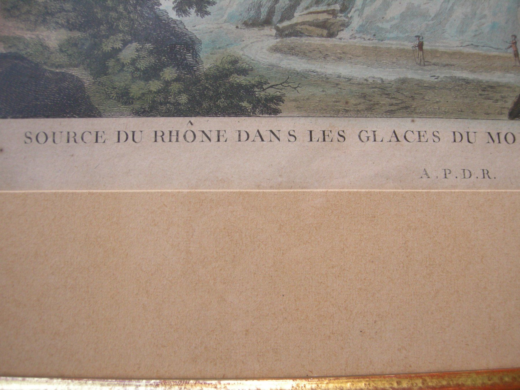 Incisioni: STICH, SOURCE DO RHONE DANS LES GLACES DU MONT DE LA FOURCHE – Usato da Eschenbach SG venduto da eDaisy 5