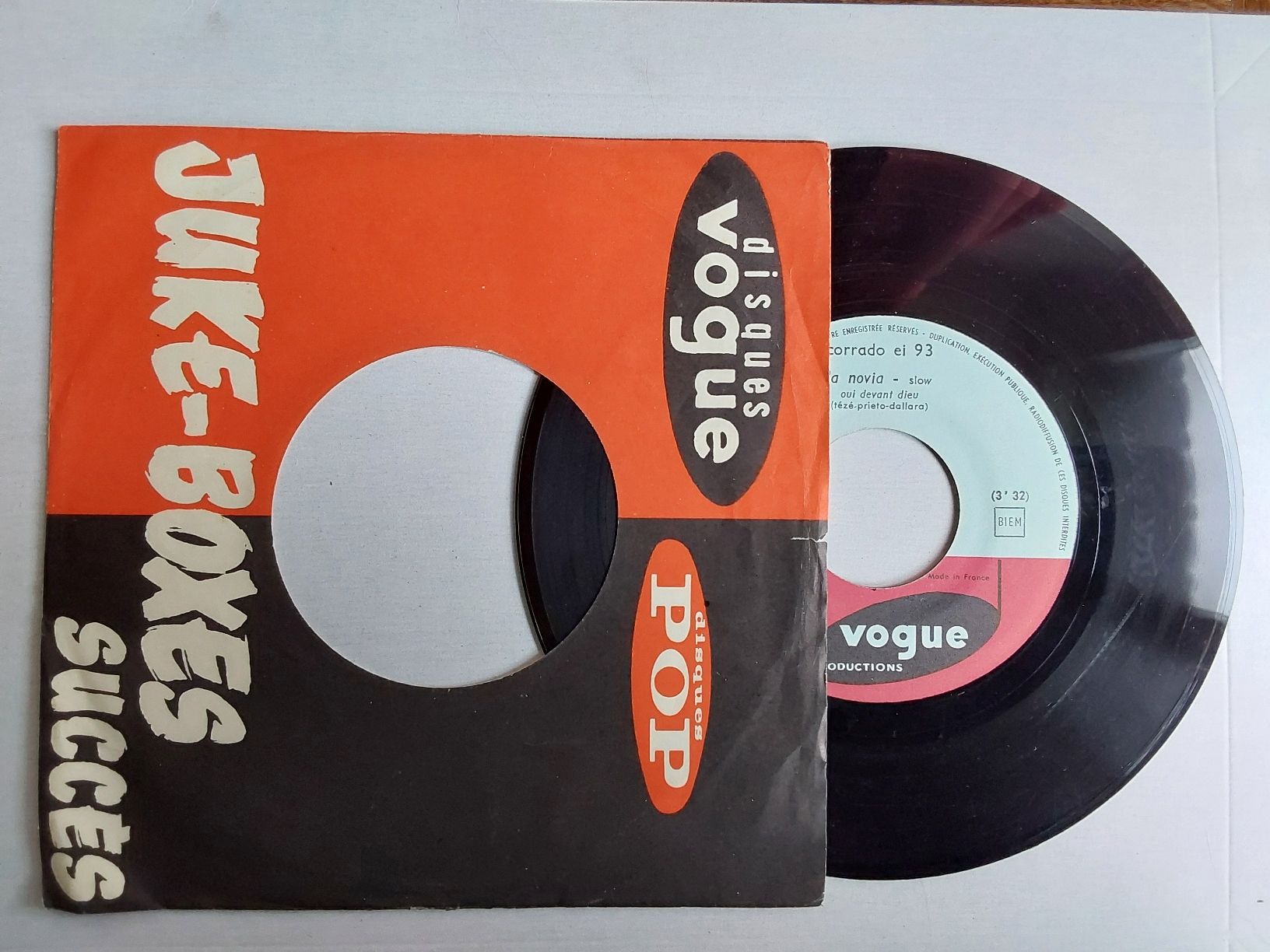 Vinyles: Vinyl Single - Corrado Ei 93 – D'occasion à Villeret par Fil11