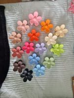 Haarklammern Blumen 16 Stück verschiedene Farben 