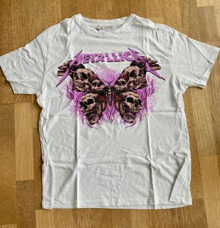 Metallica T-Shirt, Pull&Bear, Weiss, Gr. S, Top Zustand