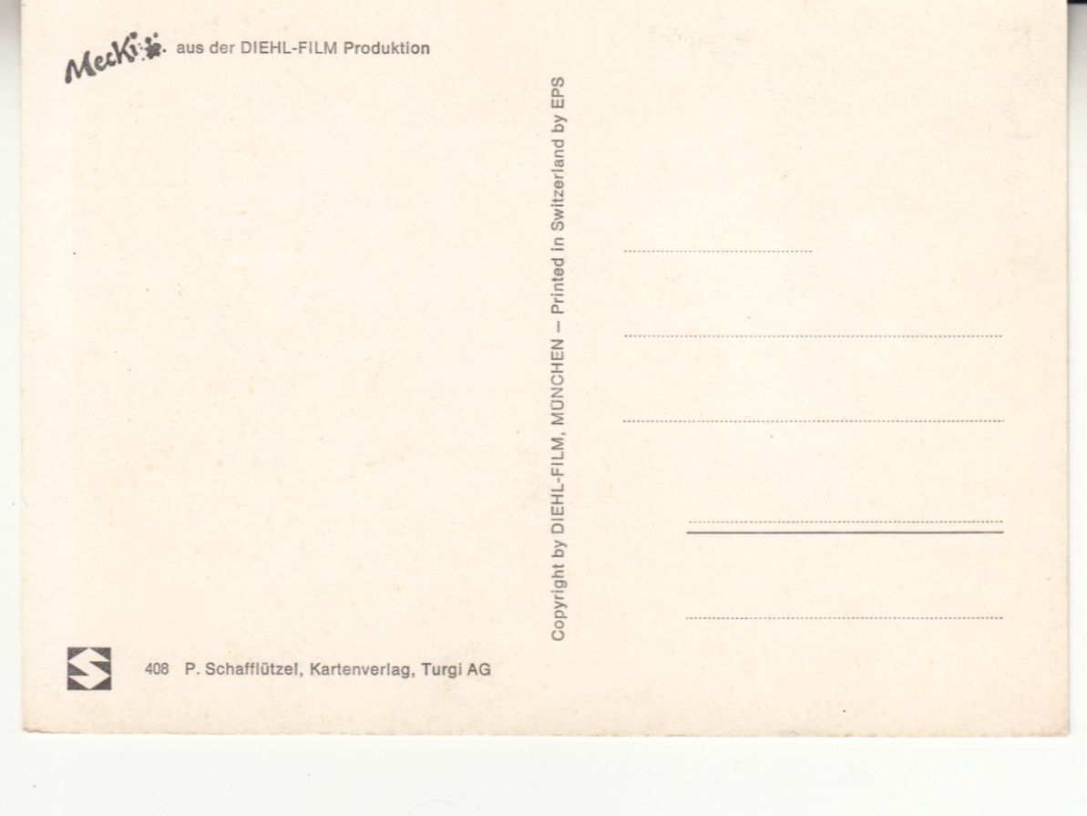 Cartoline postali: Mecki Karte 408 – Usato da Bürglen TG venduto da StampGraf 1