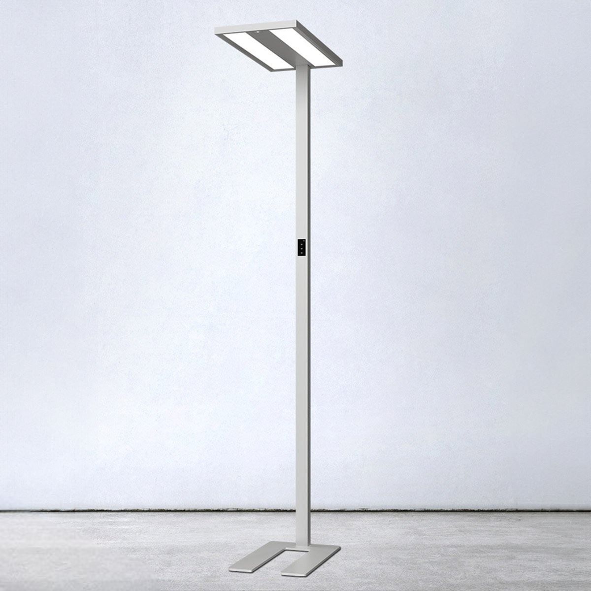 Lampen: Büro Stehleuchte, Silber, 195 cm Höhe – Neu (gemäss Beschreibung) aus Kreuzlingen von Smart-Light