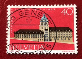 CH Briefmarken Stempelt Geneve