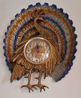 Wanduhr Pfau Lucer Swiss Made Vintage Retro 70er
