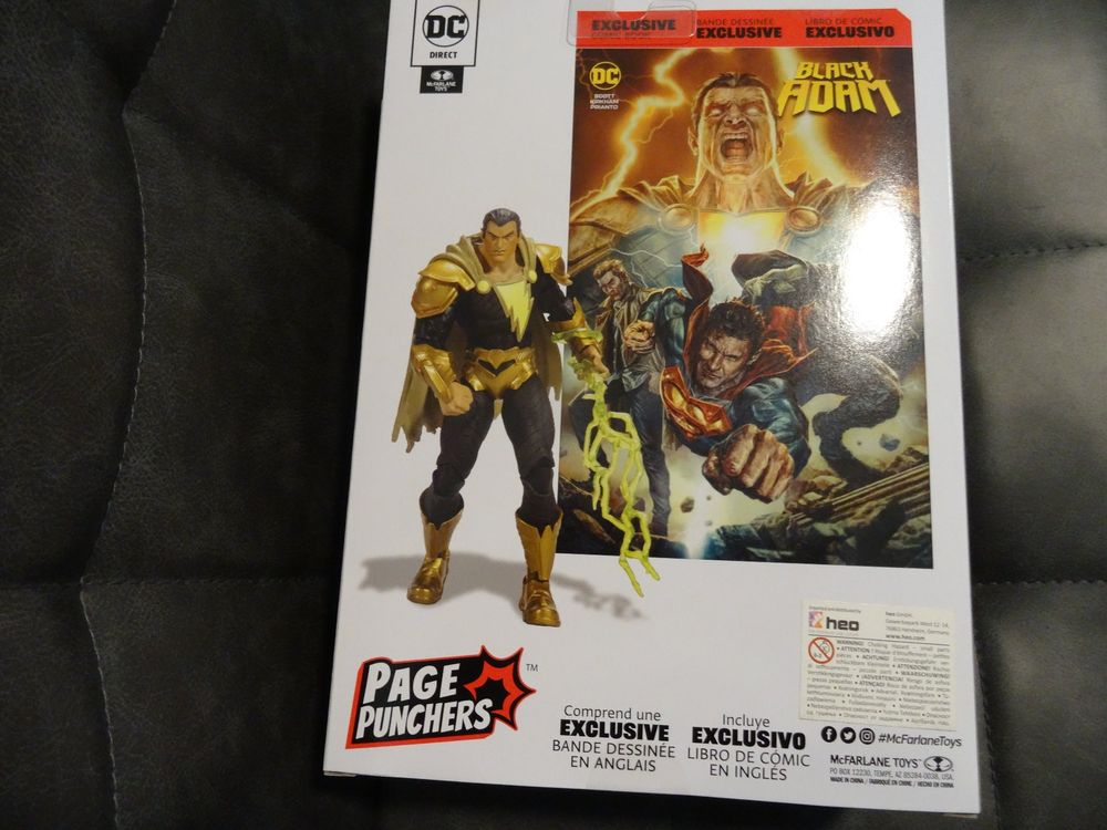 Figurines: DC Black Adam Page Punchers Figur & Comic McFARLANE – Neuf avec emballage d'origine à Olten par Disc-Ausverkauf 1