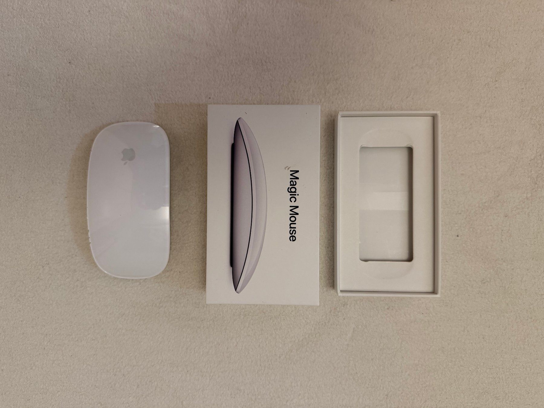 Apple Mouse: Apple Magic Mouse weiss, Originalverpackung, Top Zustand – Usato da Bern venduto da mat_rl7h