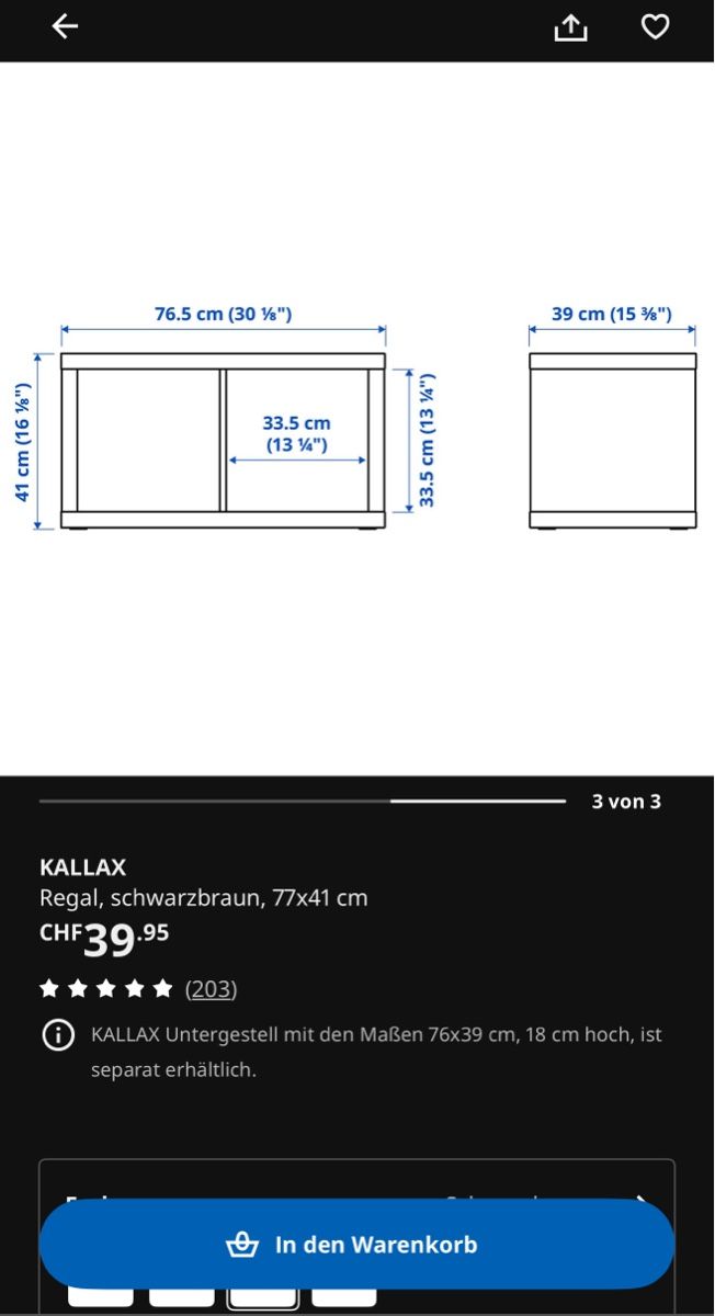 Ikea Étagères: IKEA Kallax – Neuf (Voir description) à Grellingen par chr_x77k 5