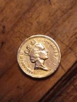 1991 Elizabeth II. „Flachspflanze und Königin 1991 One Pound