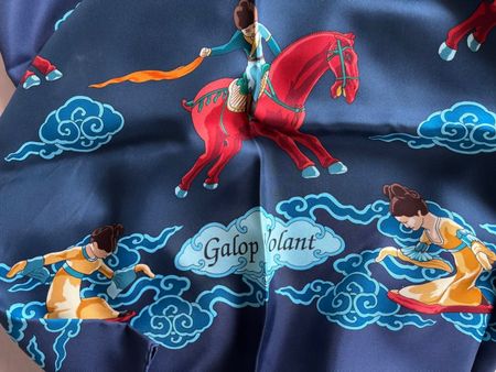 Foulard Hermès 90*90 - Galop Volant