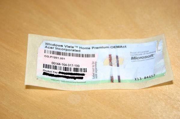 Microsoft Software: Vista Home Premium oder Business – Usato da Stettlen venduto da Bigjm 1