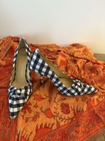 Maje Pumps kariert Grösse 36 guter Zustand