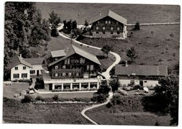 Leissigen, Meielisalp Ferienheim, Fliegeraufnahme gel. 1961