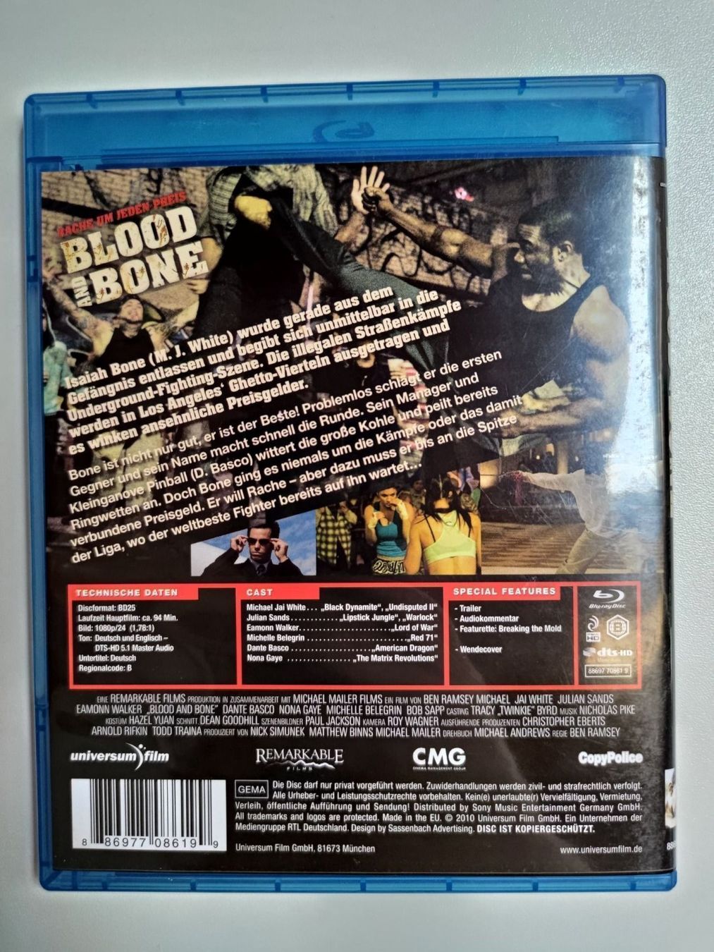 Tutti i DVDs: Blood and Bone – Usato da Liestal venduto da Kratzilla 2