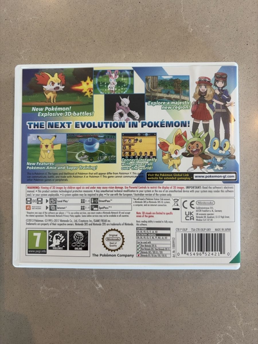 Pokémon Giochi: Pokémon X Nintendo 3DS Spiel – Usato da Au ZH venduto da eac_gm25 1