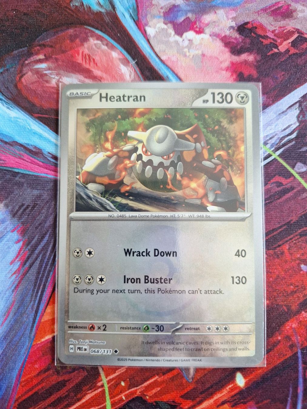 Pokémon Carte collezionabili: Heatran - Prismatic Evolution - Pokeball Reverse Holo – Usato da Altstätten SG venduto da GGsGameshop