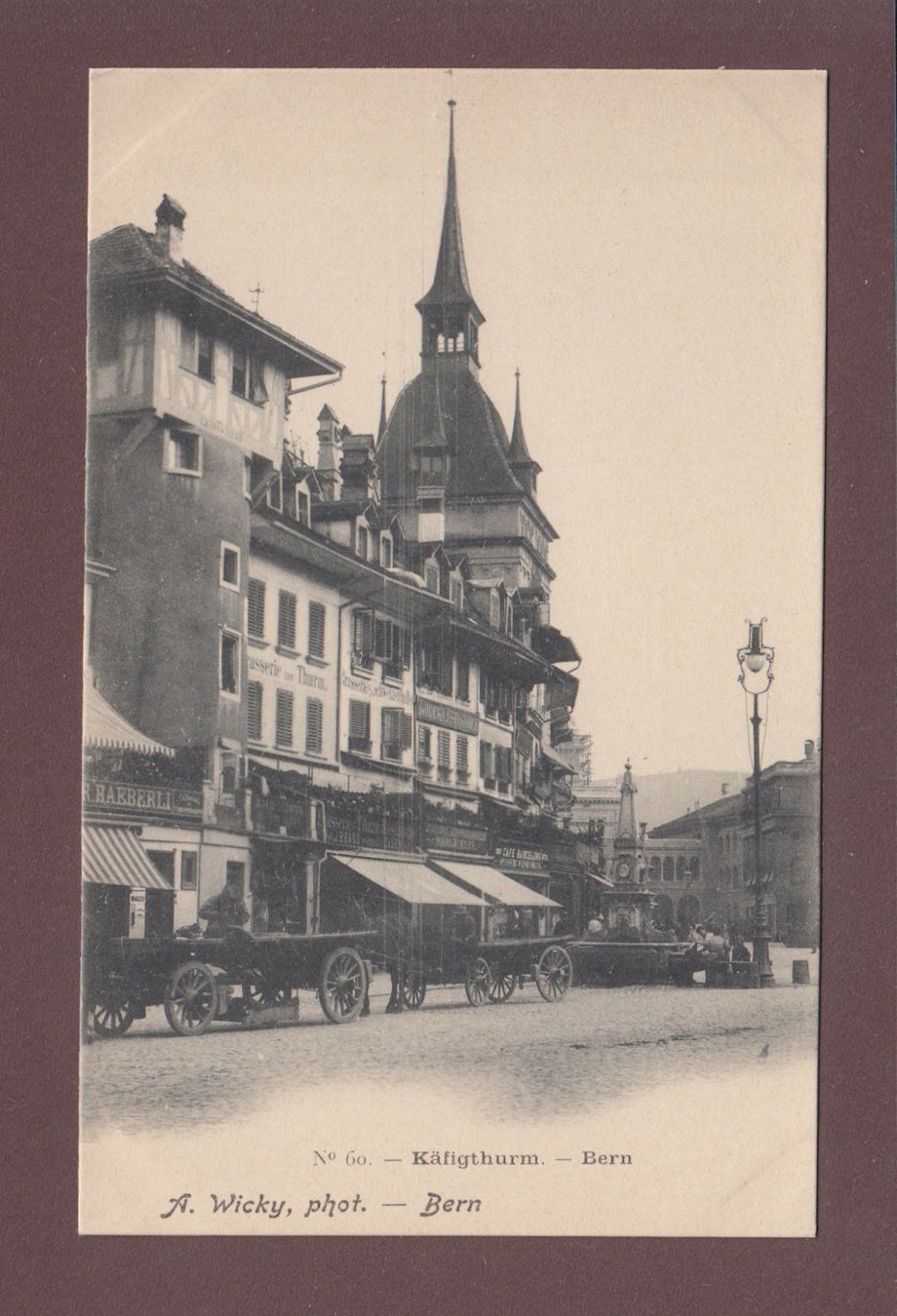 Cartoline postali: BERN - Käfigturm – Usato da Pully venduto da nicecards
