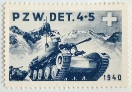 Soldatenmarke 2.WK, Panzerwagen Detachemente 4+5, Wi 1