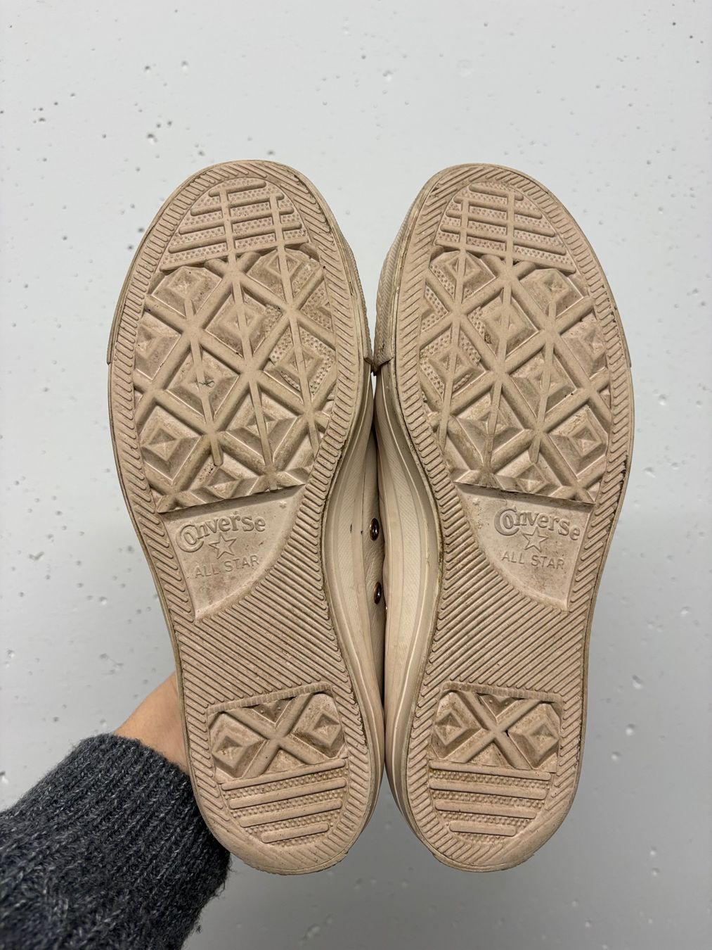 Converse Damenschuhe: Converse All Star Sneaker Leder beige Gr. 39.5 – Gebraucht aus Regensdorf von secondchancefashion 5