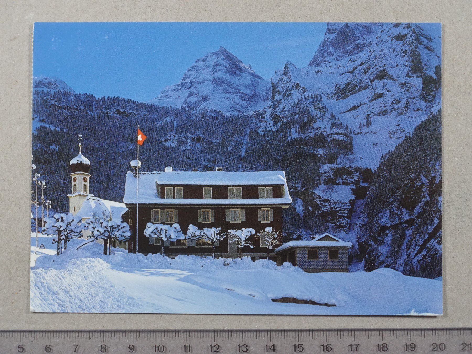 Cartoline postali: Gasthaus Post, Oberrickenbach, 1997 – Usato da Lenzburg venduto da fh1