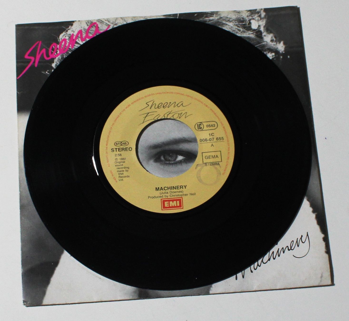 Dischi in vinile: 7" SHEENA EASTON - MACHINERY 1982 – Usato da Brüttisellen venduto da Collector-Corner 1