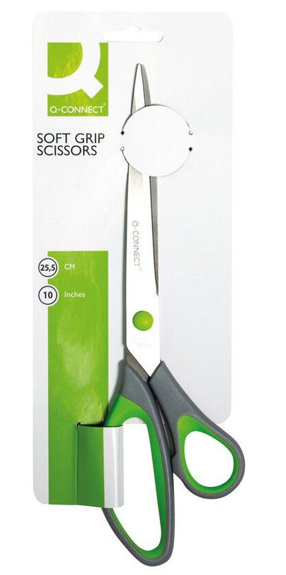 Alle Werkzeuge: Q-CONNECT® Schere Soft Grip 25.5 cm – Neu und originalverpackt aus Oensingen von Liquidations-Shop