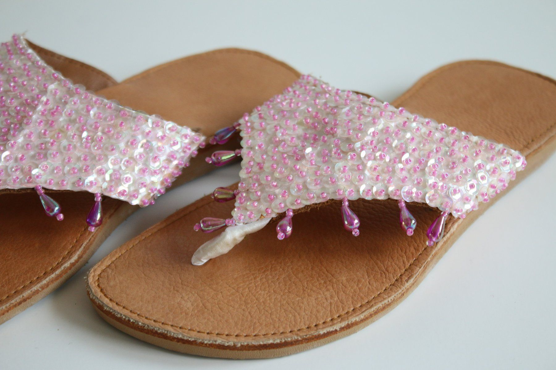 Scarpe da donna: Pailletten-Flipflops, Grösse 37-38 – Nuovo (secondo la descrizione) da Zürich venduto da bentalent711 1