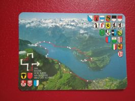 AK Serie Weg der Schweiz Vogelschau Vierwaldstättersee