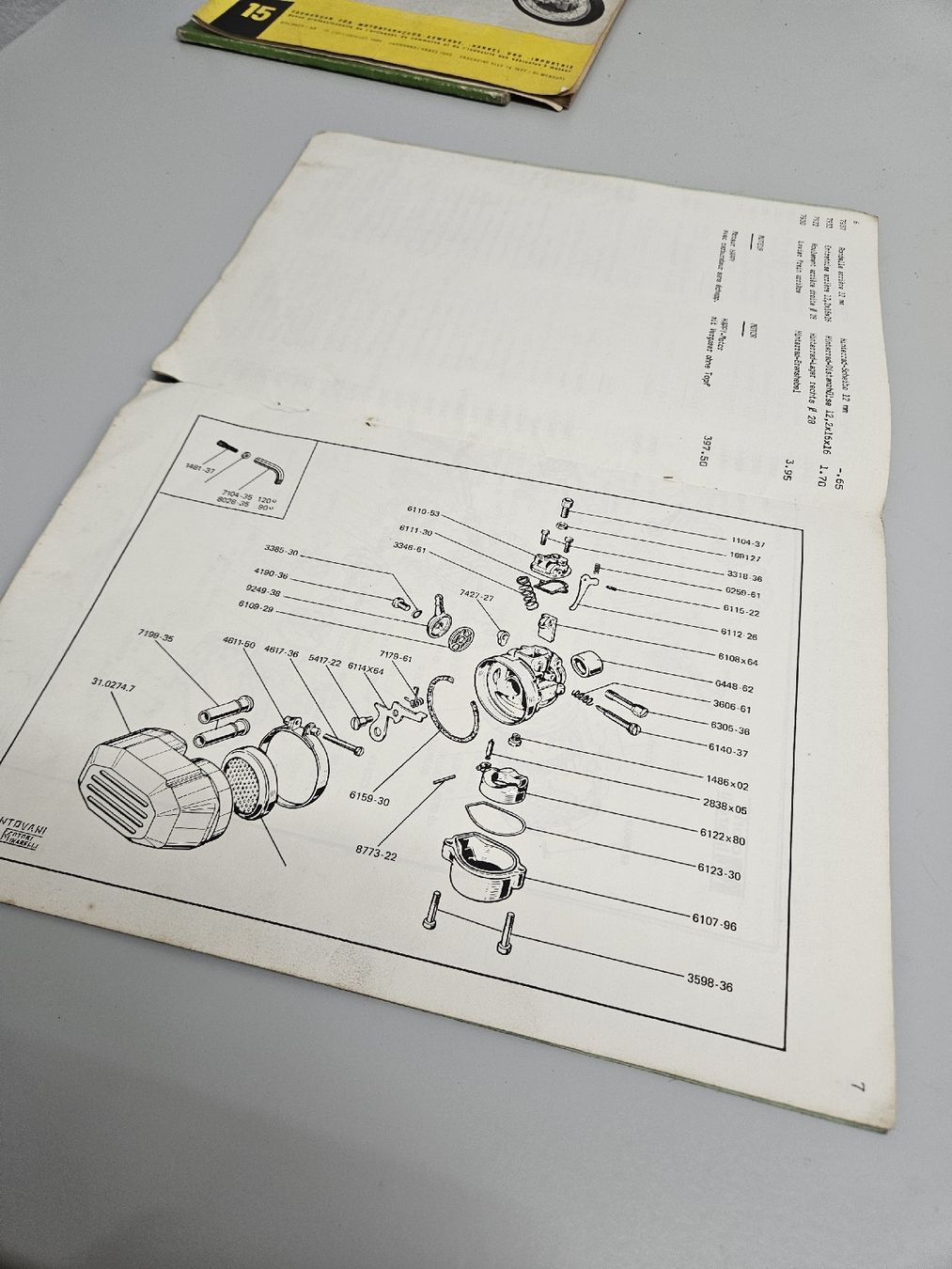 Cilo Mofa-Ersatzteile: Ersatzteilekatalog Cilo Mofa Töffli  – Gebraucht aus Mellingen von Mech-Service 2