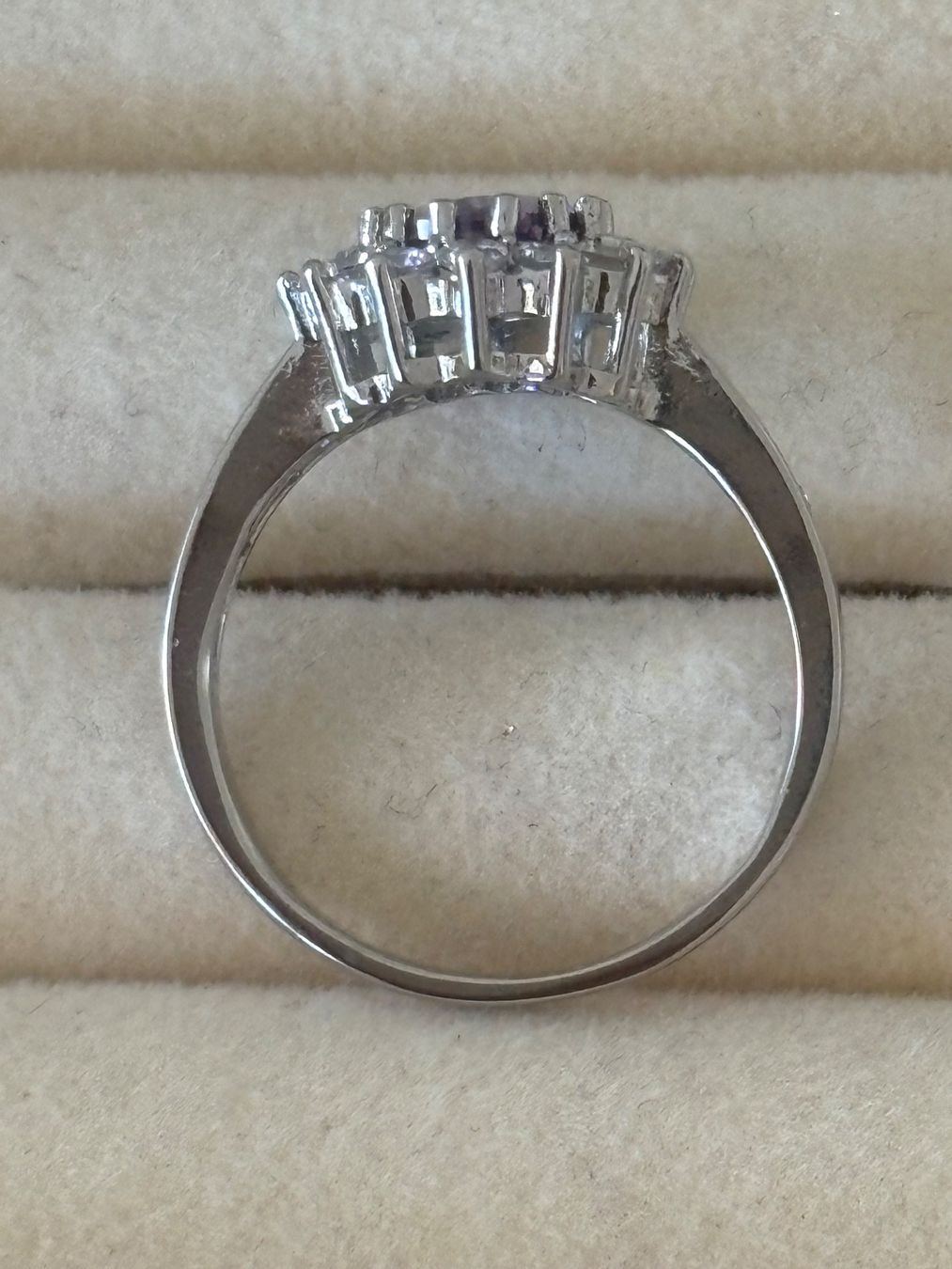 Bagues: Luxus Elegante Gr.19/9 Ring Farbe: Silber/Lilas – Neuf (Voir description) à Biel-Bienne par Roserosse13 2