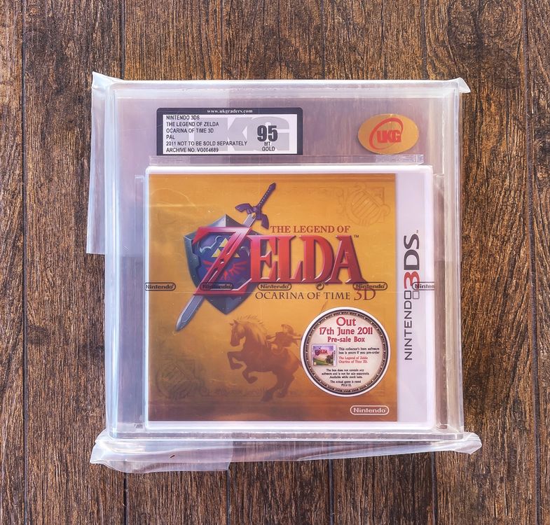 Zelda Ocarina of Time 3DS New and Sealed 95 MT GOLD Kaufen auf