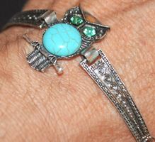 Armband D-936B – Eule einstellbar