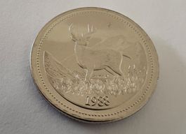 Kanada Souvenir Dollar 1988 Schwarzer Bär Jasper